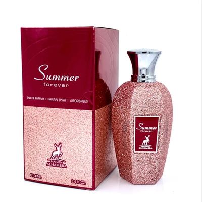 PERFUME ARABE FEM SUMMER FOREVER MAISON AL HAMBRA 100ml