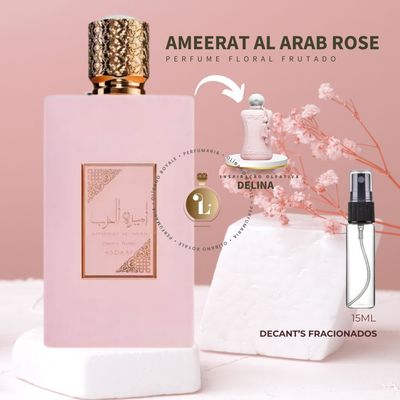 DECANT PERFUME ARABE FEM AMEERAT AL ARAB ROSE EDP ASDAAF 15ML