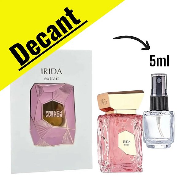 DECANT PERFUME ARABE FEM IRIDA EXTRAIT 5ml
