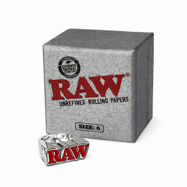 Anel Prata RAW (Smoker Ring Silver) tamanho 10