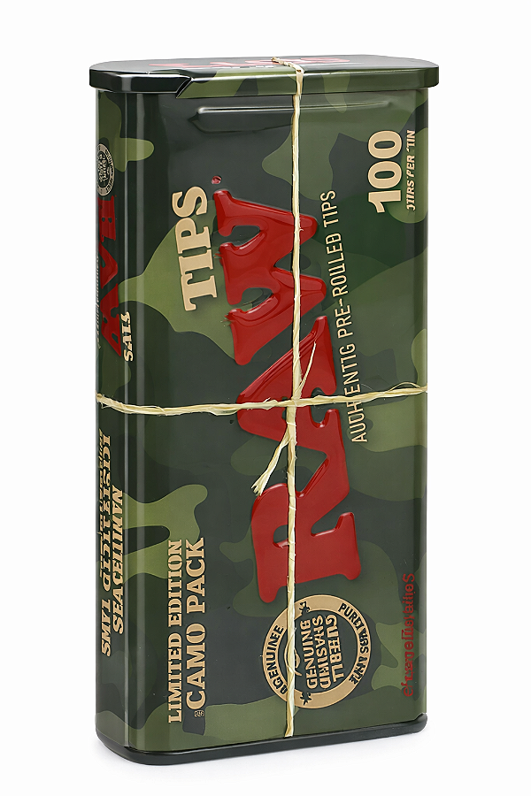 Lata RAW Camo Pack Camuflado 100 Tips