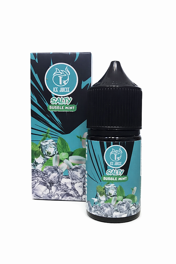 Ice Juice Salty Bubble Mint – NicSalt 35mg | 30ml Chiclete Menta