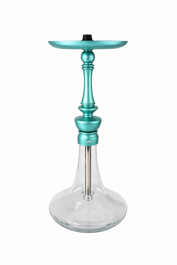 Narguile Miid – Design Compacto Verde Turquesa com Vaso Rosqueável