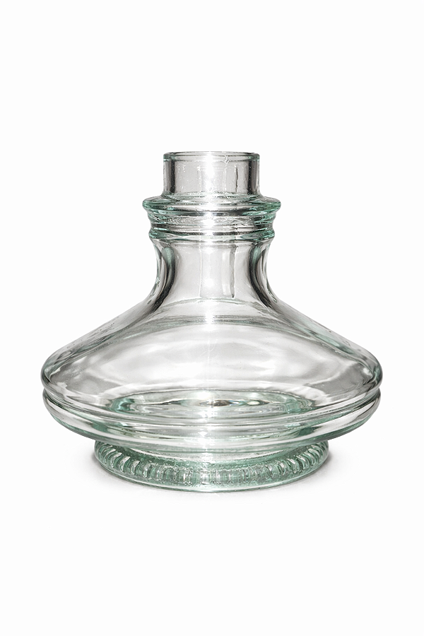 Vaso Aladin de Vidro para Narguilé - Transparente