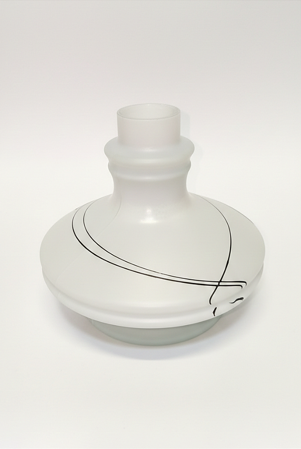 Base para Narguilé Vaso Aladin – White Minimalist Edition