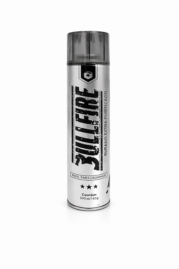 Gás Bullfire Butano 300ml Extra Purificado