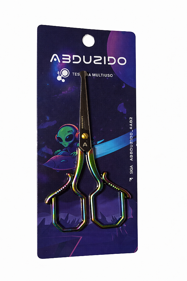 Tesoura Abduzido Confort Round - Alta Precisão