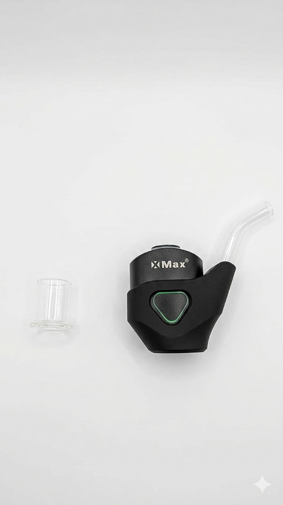 Vaporizador XMax Riggo 2-em-1 (Ervas e Concentrados) – Edição Black