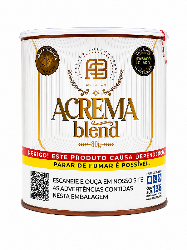 Acrema Blend 80g – Tabaco para Enrolar Premium