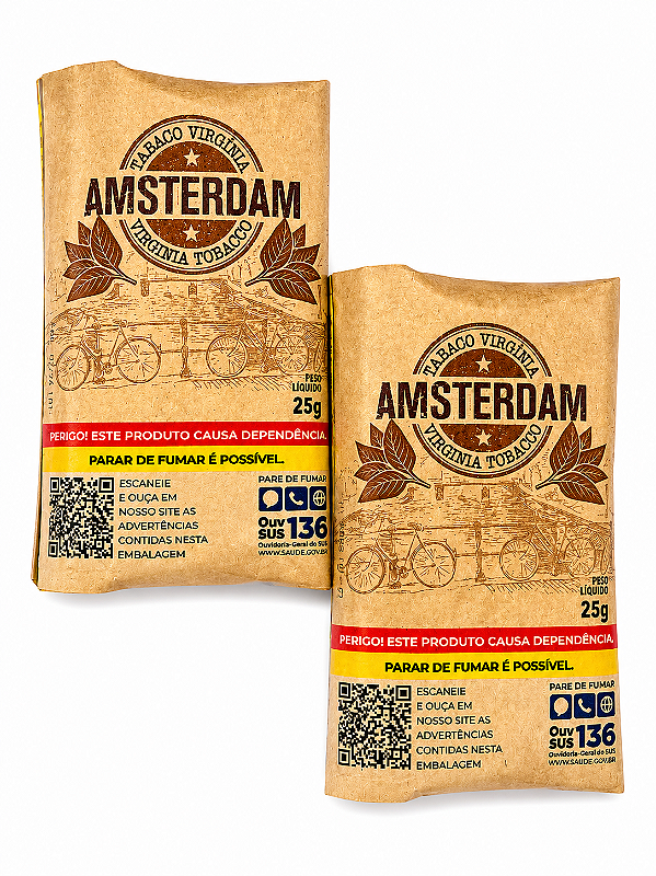 Amsterdam Virginia Tobacco 25g – Tabaco para Enrolar