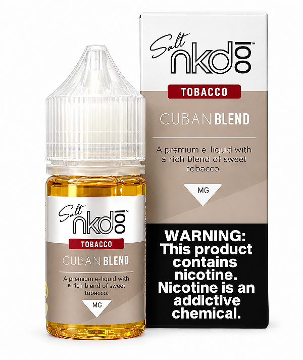 NKD 100 Salt Tobacco Cuban Blend – Nic Salt 30ml