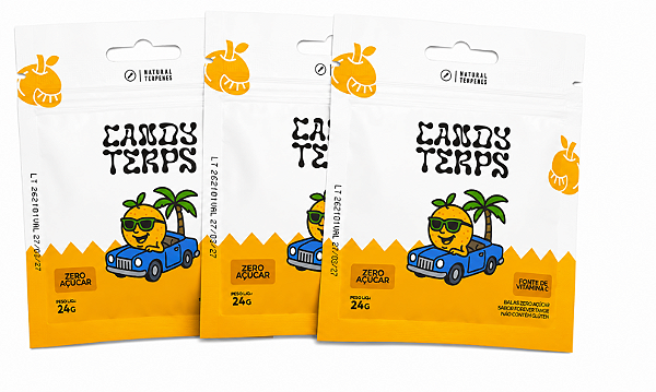 Balas Terpenadas Candy Terps Zero Açúcar – 24g