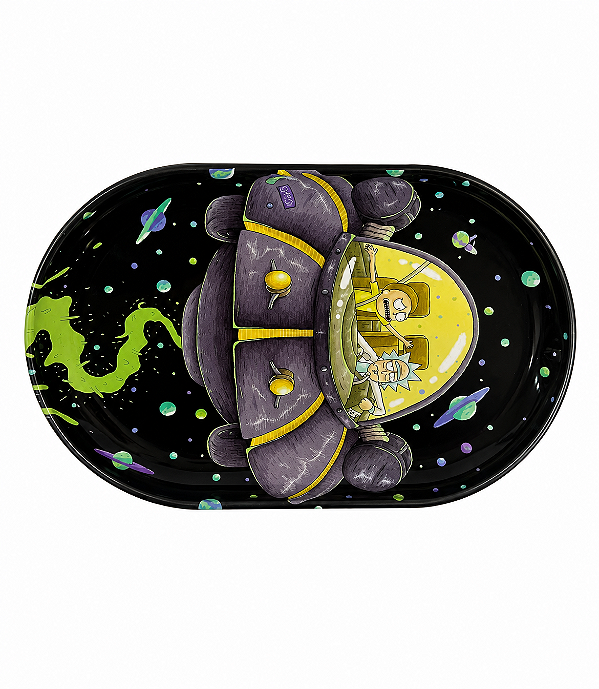 Bandeja Pequena Rick and Morty em Metal