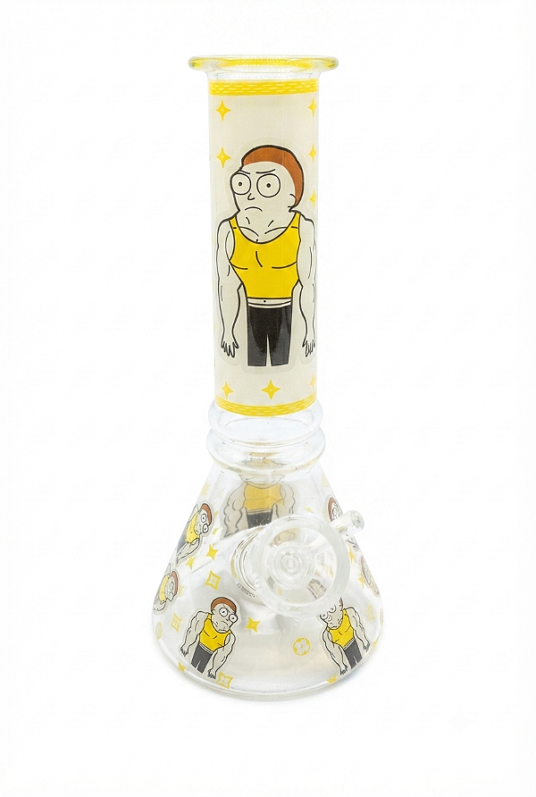 Bong de Vidro Premium - Edição "Interdimensional" (Rick and Morty)