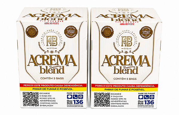 Caixa de Tabaco Acrema Blend – Com 5 Unidades