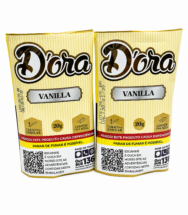Tabaco para Enrolar D`ora Vanilla 20g