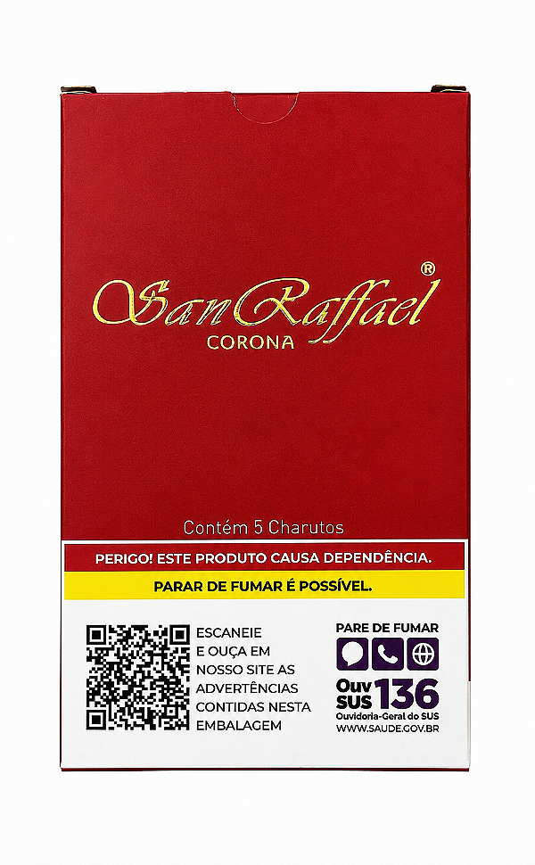 Charuto San Raffael Corona – Petaca com 5 Charutos