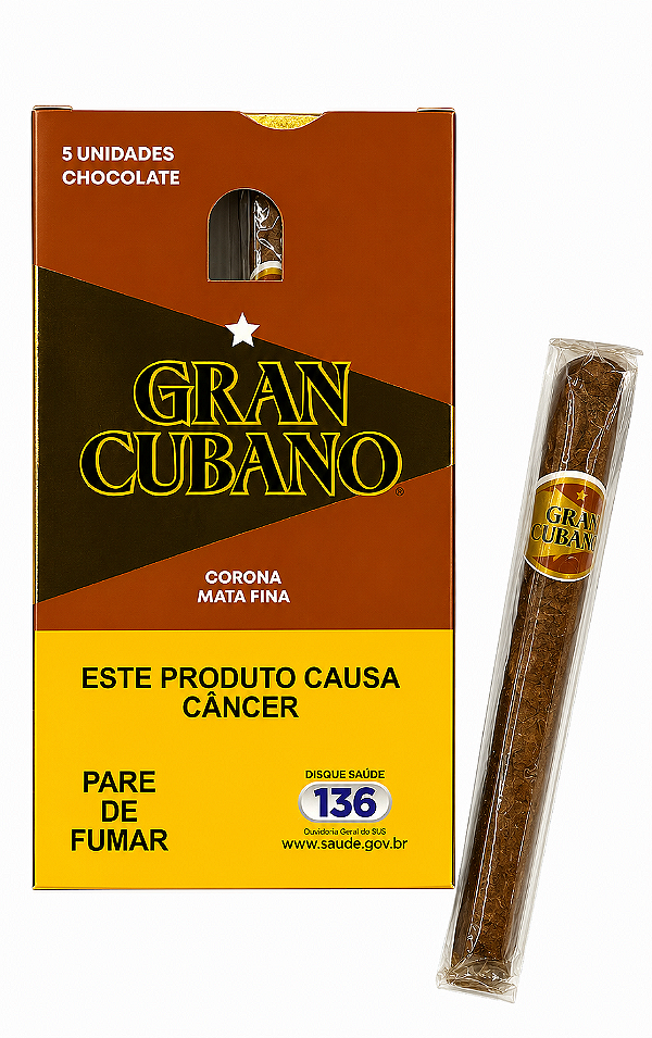 Charuto Gran Cubano – Caixa com 5 Unidades