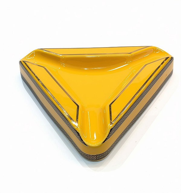 Cinzeiro de Porcelana de Luxo para Charutos - Série Geometria