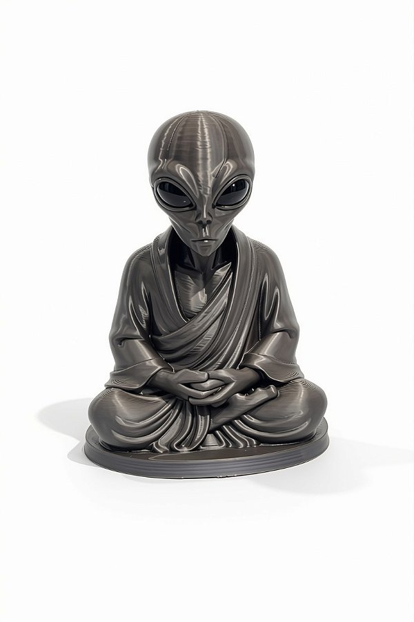 Alien 3D Monge Zen — Paz Interior Espacial