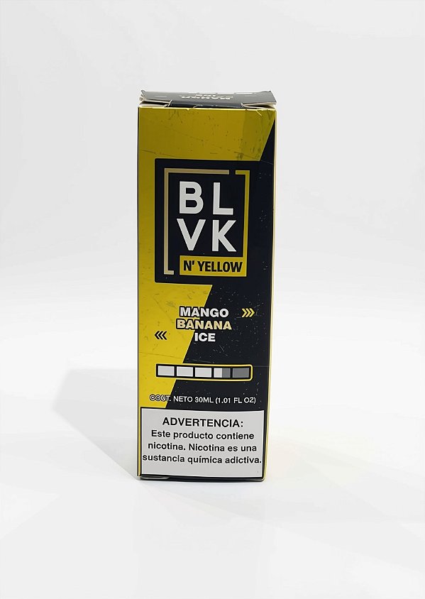 Nic Salt BLVK N' Yellow 35mg 30ml - Mango Banana Ice