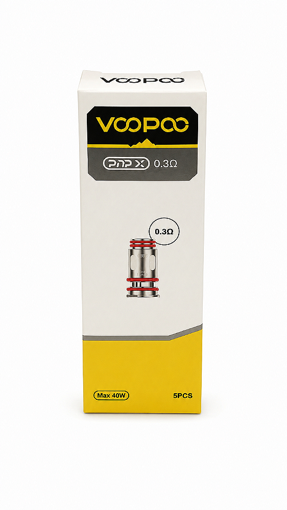Resistência VOOPOO PnP X 0.3Ω — 5 Unidades