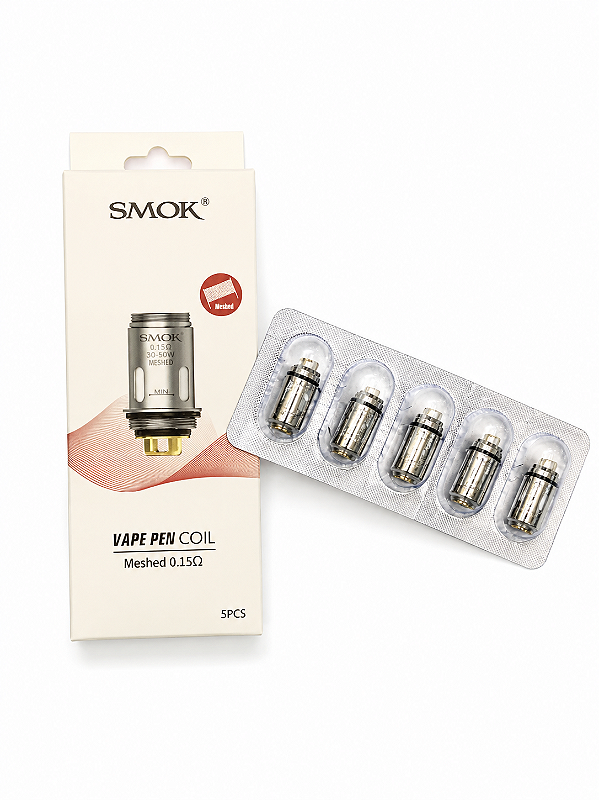 Resistência SMOK Vape Pen V2 Mesh 0.15Ω – 5 Unidades