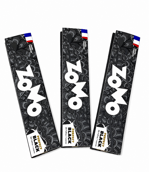 Seda Zomo Perfect Black — 33 Folhas (3 sedas por 10,00)