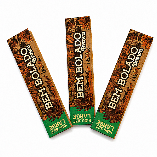 Seda Bem Bolado Brown King Size Large - (3 sedas por 10,00)