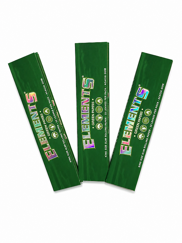 Seda Elements King Size Slim - 3 Sedas Por 25,00