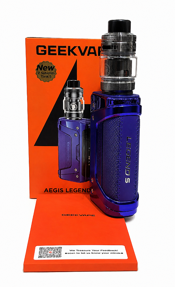 Geekvape Aegis Legend 5 Kit 200W com Z Sub-Ohm Tank 5