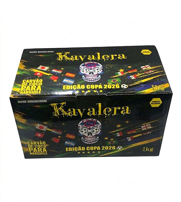 Carvão Kavalera – Edição Copa 2026 | 1kg