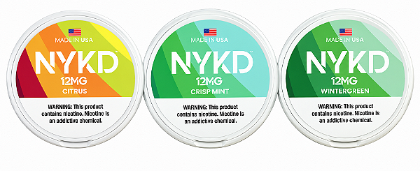 NYKD Nicotine Pouches 12MG – Sachês de Nicotina