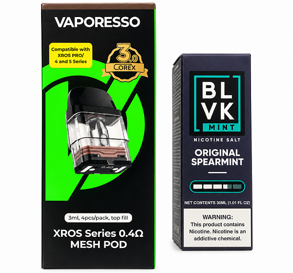 BLVK Spearmint + Coil Vaporesso 0.4Ω
