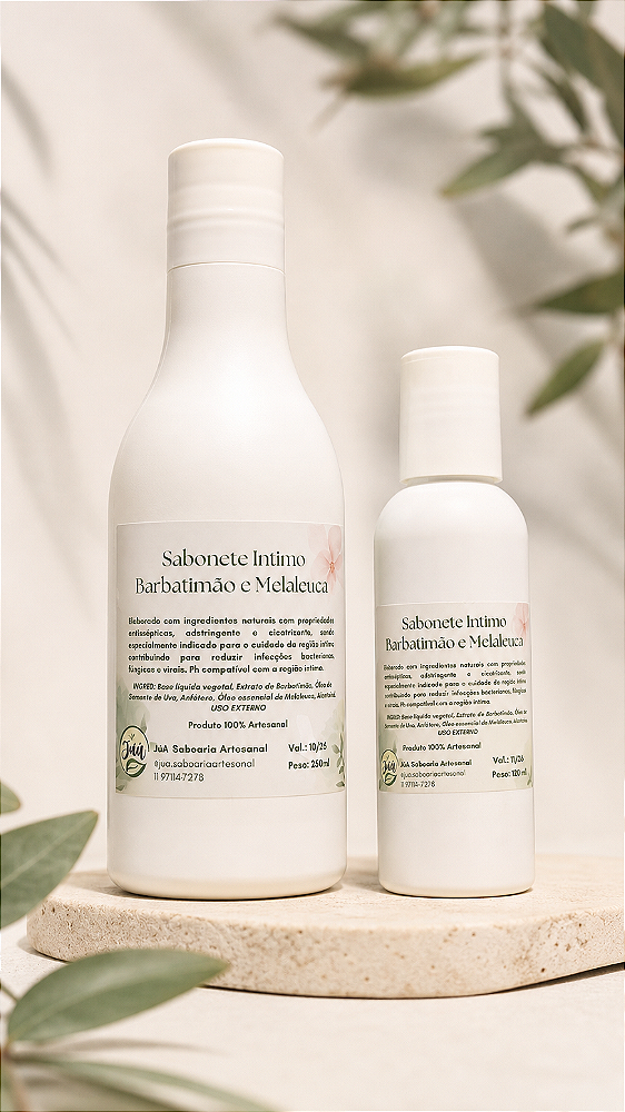 Sabonete Íntimo Natural Barbatimão e Melaleuca