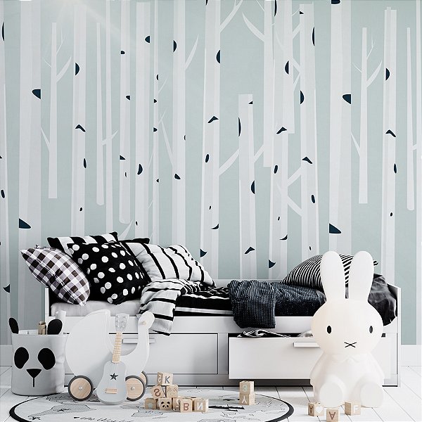 Painel de Parede Personalizado Árvores de Flocos