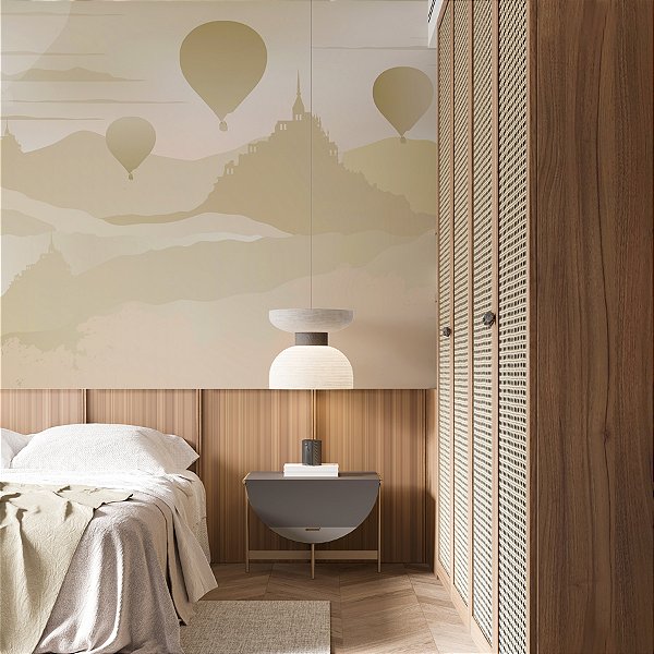 Painel de Parede Personalizado Reino dos Balões