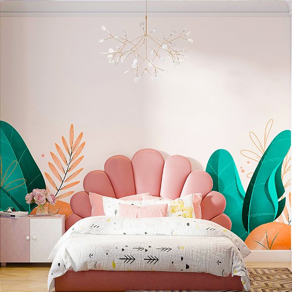 Painel de Parede Personalizado Galhos e Folhagens