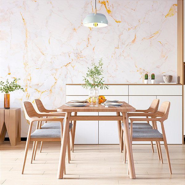 Painel de Parede Personalizado Mármore Branco