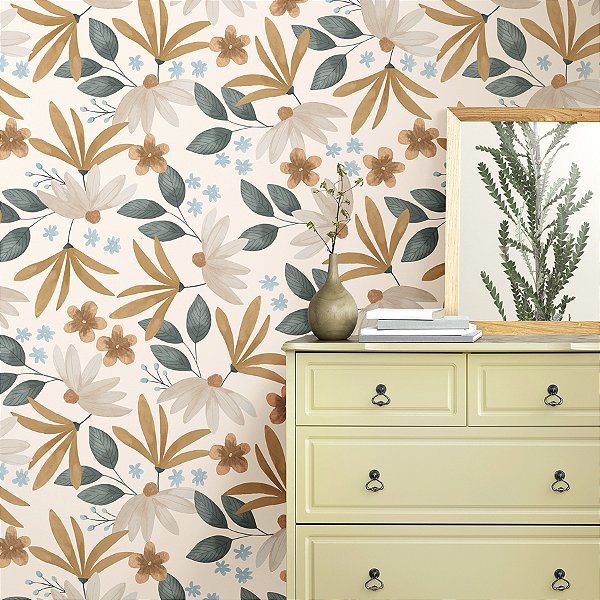 Papel de Parede Florais de Alegria