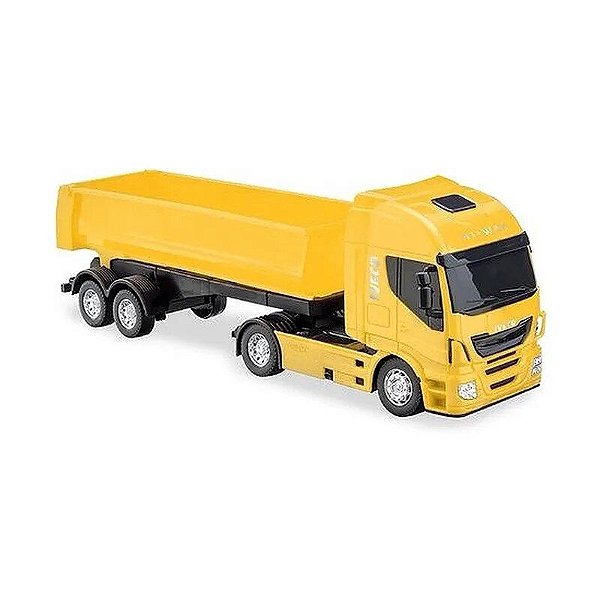 Carreta de Brinquedo Caminhão de Água Articulada Roda Livre de 41cm Iveco