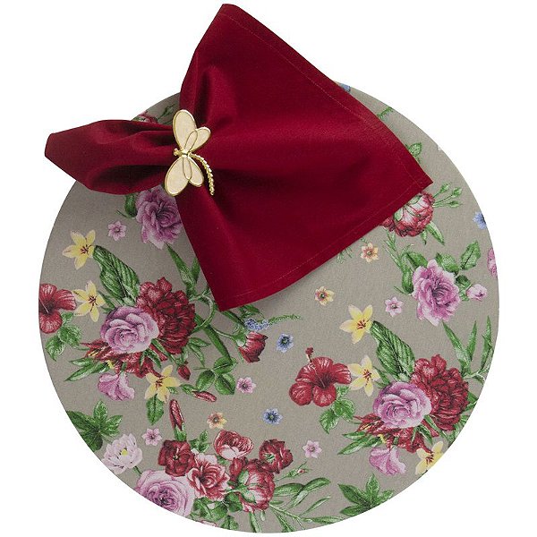 Kit Floral Vermelho