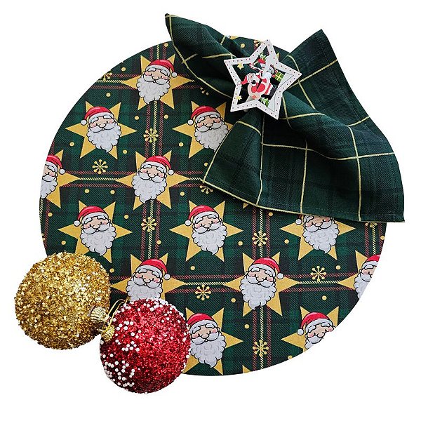 Kit Verde Estrela Noel Natal