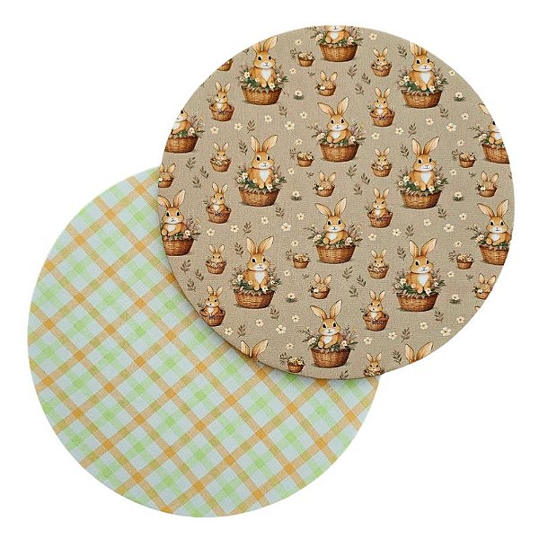 Capa de Sousplat Páscoa Tricoline 100% Algodão P-2522