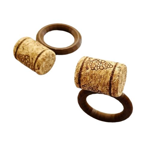 01 Anel Rolha 3x2 cm