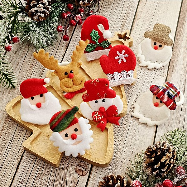 Kit 08 Anéis de Natal Variados