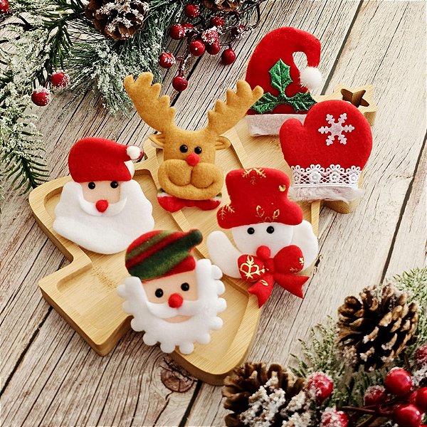 Kit 06 Anéis de Natal Variados