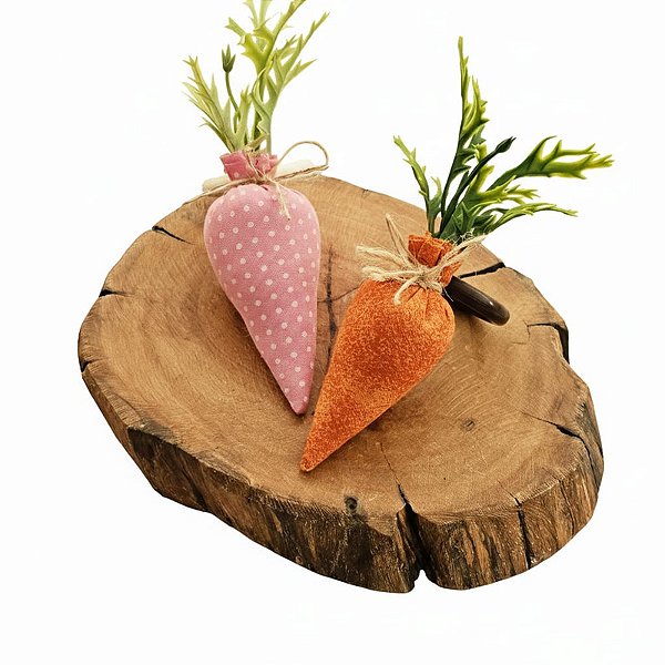 Anel Páscoa Cenourinha Laranja e Rosa