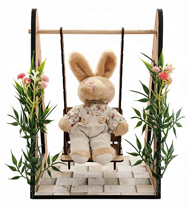 Balanço Coelho 18x14x25 cm