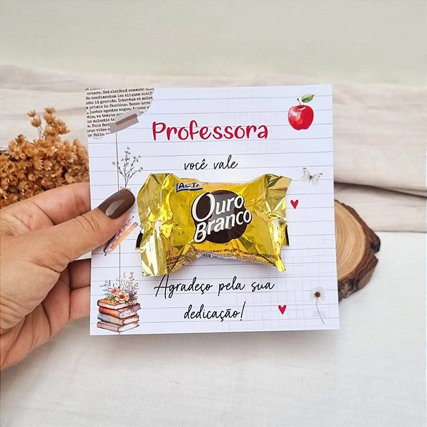 Card Ouro Branco Dia dos Professores